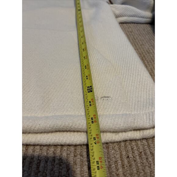 Huckberry Taylor Stitch Heavyweight Textured Hoodie Hoody Cream Men's Sz 38 Med - Picture 11 of 12